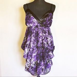 Snap | NEW Purple Spaghetti Strap Dress | XLarge